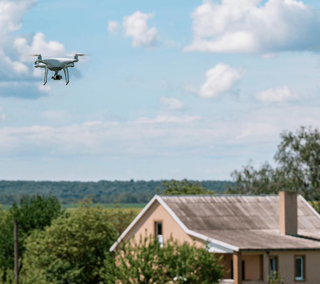 All in one visit - Drone image